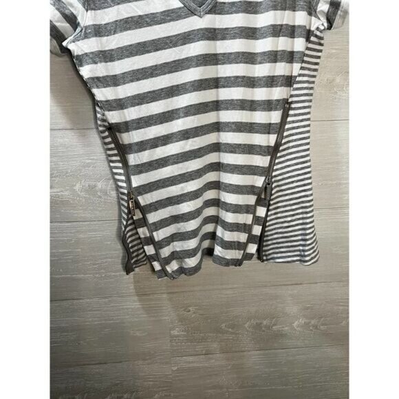 Michael Kors Womens MK Stripes T Shirt Medium - Picture 7 of 7